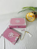 Elegant Quran Gift Set with Personalized Name - Pink